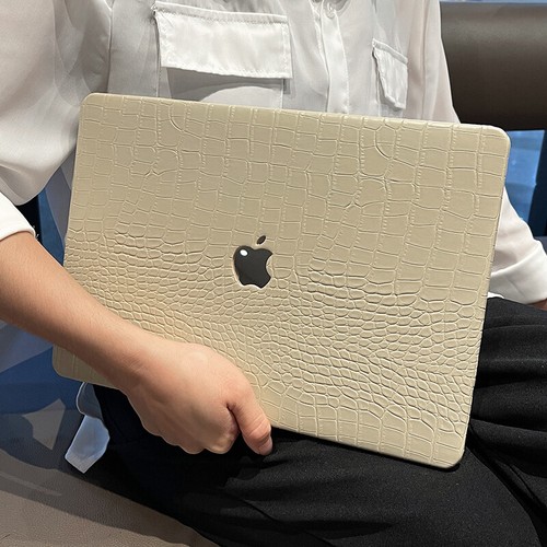 Apricot crocodile leather - crocodile, pu